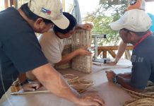 Artesanos de Nicaragua reciben taller para elaborar piezas con bambú nicaragua