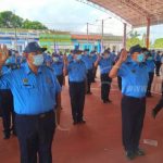 93 oficiales ascendidos de grado en la Policía Nacional de Chinandega nicaragua