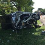 Tres lesionados en choque entre camión y bus en Chinandega nicaragua