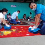 DGB capacita en técnicas para emergencias a personal del BANPRO nicaragua