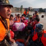 Miles de habitantes quedan atrapados por inundaciones en China china