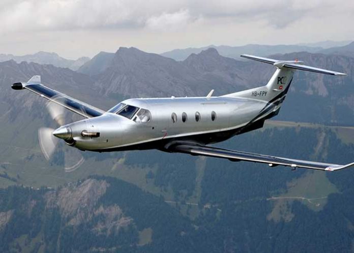 avioneta-estrellada-en-dakota-del-sur pilatus pc 12