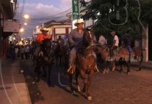 Caballistas celebran 124 aniversario de Boaco en cabalgata nicaragua