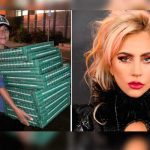Lady Gaga repartió pizza y café a los damnificados por los incendios en California estados unidos