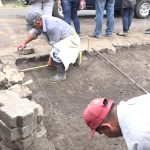 Familias eliminan tranque en la entrada principal de Boaco nicaragua