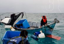 7 personas fueron rescatadas por la Fuerza Naval, en la pequeña Isla del Maíz, Caribe Sur nicaragua