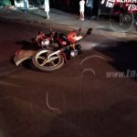 Un lesionado tras colisionar cerca a los antiguos Juzgados de Managua accidente