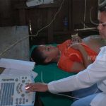 Familias asisten a la Feria de Salud en Río Blanco nicaragua