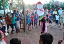 Bluefields: Niñez de Kukra Rivers tuvieron una tarde llena de alegría nicaragua
