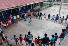 Bluefields: Juventud Sandinista compartió una mañana de alegría con niñez de Rama Cay nicaragua