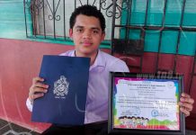 Joven Blufileño sobresale en promedio del examen de admisión en la UNAN-León