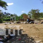 Denuncian botadero ilegal en la parte trasera del Hotel Seminole, Managua nicaragua