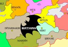 Una petición pide modificar la frontera de Batman para convertirlo en el logo del superhéroe turquia