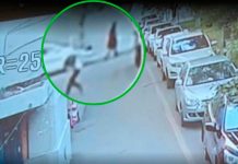 Hombre salva a niño que caía desde el quinto piso (VIDEO)