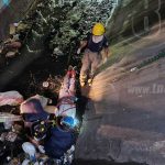 Hombre ebrio se precipita a un cauce en el mercado Israel Lewites nicaragua