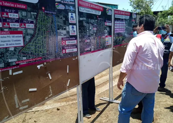 Importante proyecto de saneamiento en anexo al barrio La Primavera nicaragua