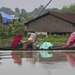 India: Víctimas de inundaciones sin que comer y desamparados bihar