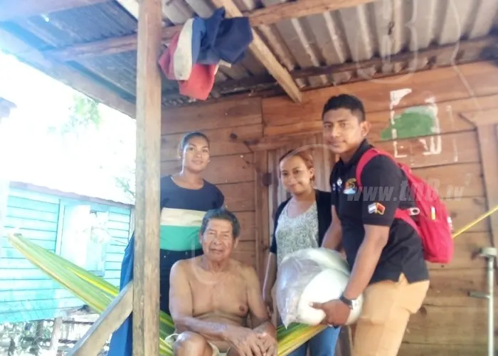 Bilwi: Familias en situación de vulnerabilidad reciben alimentos nicaragua