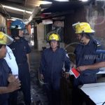 Bomberos inspeccionan tramos del Mercado Iván Montenegro nicaragua