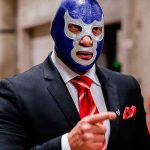 ¡Se le metió el diablo! Esposa de Blue Demon lo denuncia por violento mexico
