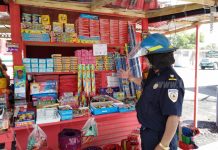 Bomberos realizan inspección en puestos de pólvora de Tipitapa nicaragua
