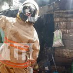 Incendio deja en la calle a humilde familia del barrio Jorge Dimitrov nicaragua