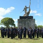 Futuros bomberos rinden homenaje a héroes de la batalla de San Jacinto nicaragua