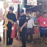 DGB inspecciona tramos de pólvora en el sector de Rotonda La Virgen nicaragua