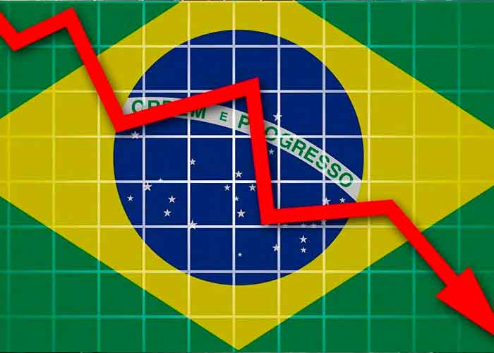Brasil registra caída récord del PIB y entra en recesión brasil