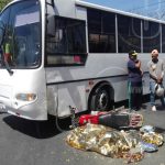 Sastre muere al ser atropellado por bus cerca del Israel Lewites accidente de transito