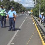 Ciclista muere al ser catapultado por una buseta en Masaya nicaragua