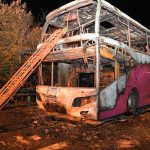 Al menos 26 muertos al incendiarse un bus en una provincia de China incendio