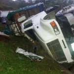 Camión se vuelca en la carretera Matagalpa- Muy Muy y deja 4 lesionados camion