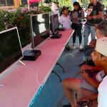 Aficionados a videojuegos participan en torneo en la Plaza de Colores plaza de colores