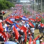 Gigantesca Caminata en Managua para honrar la Toma del Palacio y exigir la paz nicaragua