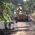 Alcaldía de Río Blanco mejora diferentes calles del casco urbano nicaragua