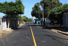 Familias del barrio San José, Managua, estrenan mejorías en calles nicaragua