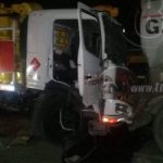 Fuerte choque entre camión y cisterna en Comalapa, Chontales nicaragua
