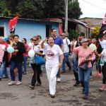 Realizan caminata en saludo a aniversario de Carlos Fonseca Amador nicaragua