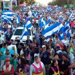 Masiva caminata en Managua contra la violencia hacia las mujeres nicaragua