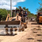 Desarrollo en municipios de León con reparación de 40 kms de caminos nicaragua