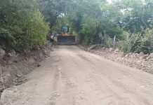 Reparan siete kilómetros de caminos en Mesa de la Flor, Tipitapa nicaragua