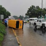 Conductor de camioncito pierde control y termina volcado en Ctra. Norte nicaragua