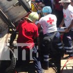 Camioncito se estrella contra una caseta en la Ctra. Sébaco-Matagalpa nicaragua
