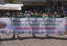 Lanzan campaña contra incendios forestales en Bocana de Paiwas nicaragua