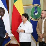 Canciller de Nicaragua recibe Copias de Estilo de los embajadores de Benín e Islandia nicaragua