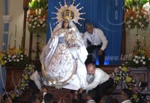 Diriomo de fiesta al celebrar a su santa patrona, la Virgen de Candelaria