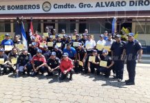 Bomberos terminan exitosamente curso de atención prehospitalaria nicaragua