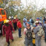Trabajan para sofocar incendio en la Reserva Cerro Apante nicaragua