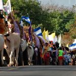 Nandaimeños recibieron a las carretas peregrinas nicaragua